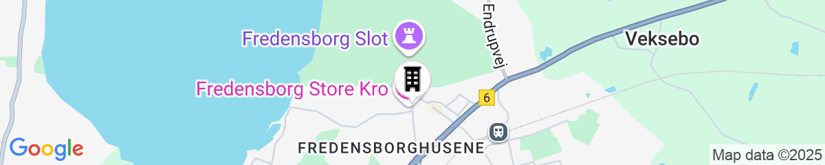 Map for Fredensborg Store Kro