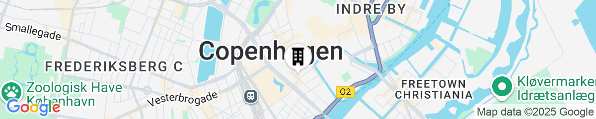 Map for Hotel Danmark