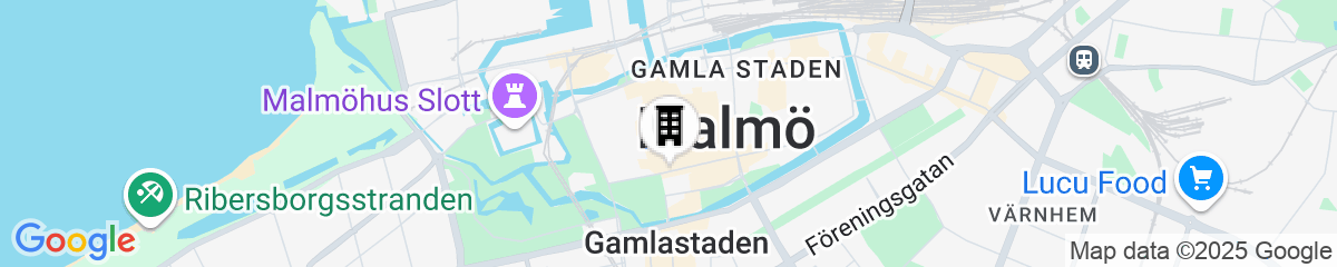 Map for Elite Plaza Hotel Malmö