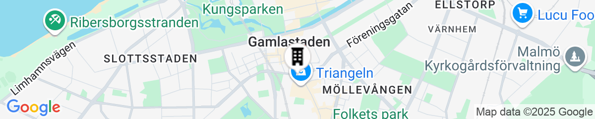 Map for Scandic Triangeln