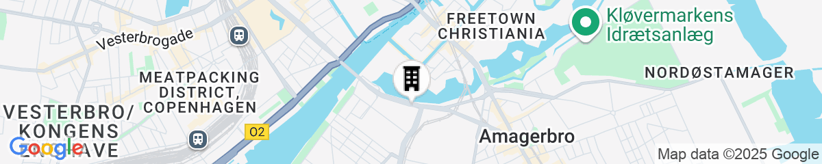 Map for Radisson Blu Scandinavia Hotel, Copenhagen