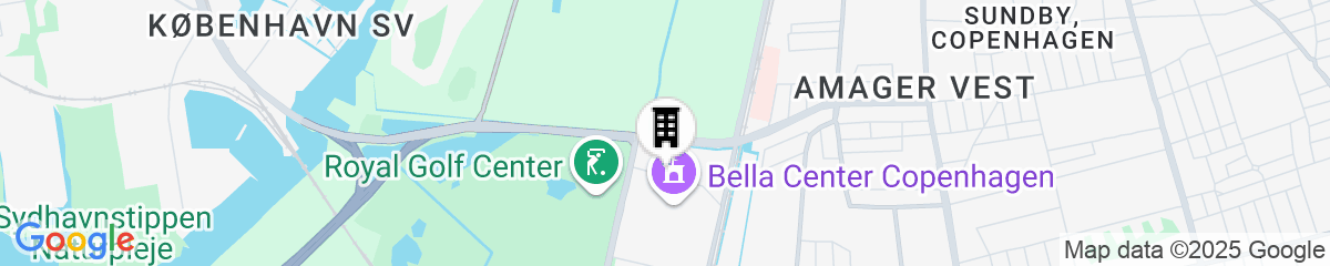 Map for AC Hotel by Marriott Bella Sky Copenhagen