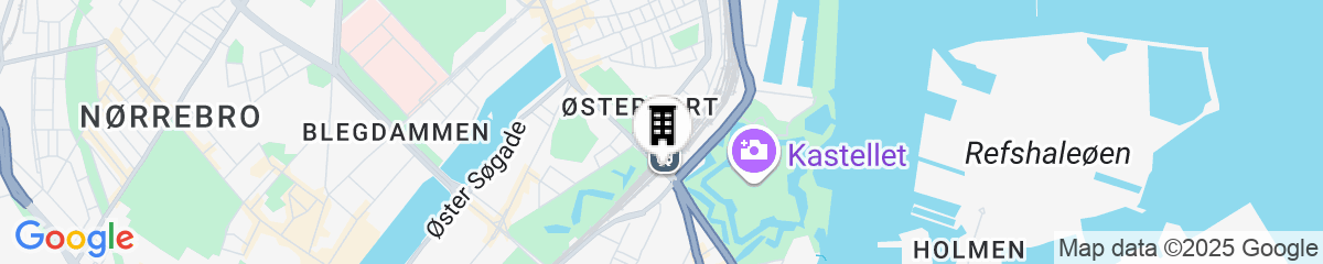 Map for Go Hotel Østerport