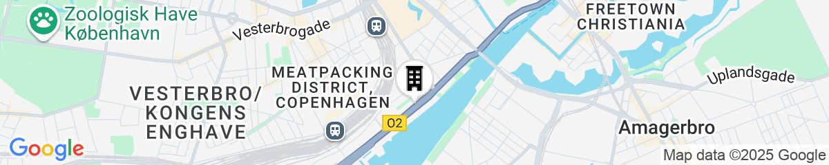 Map for Wakeup Copenhagen Carsten Niebuhrs Gade