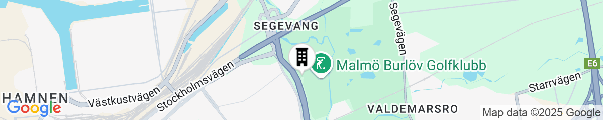 Map for Scandic Segevång