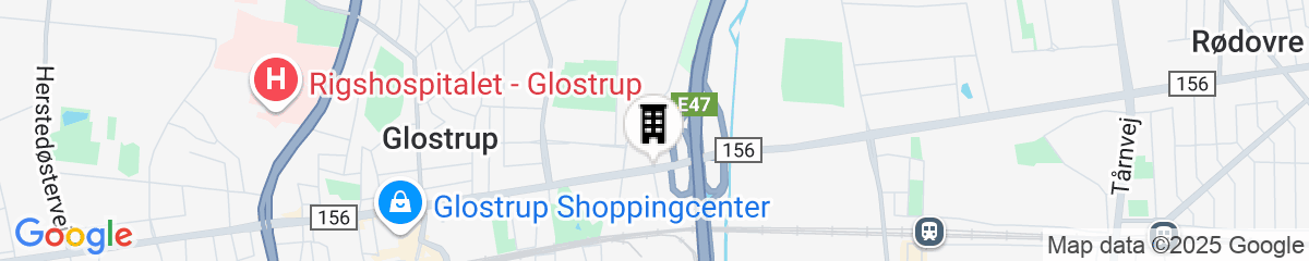Map for Scandic Glostrup