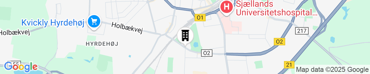 Map for Scandic Roskilde Park