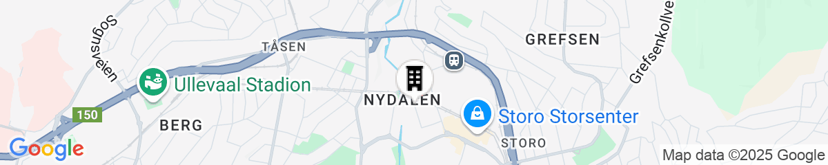 Map for Radisson Blu Hotel Nydalen, Oslo