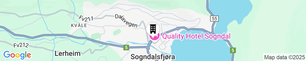 Map for Quality Hotel Sogndal