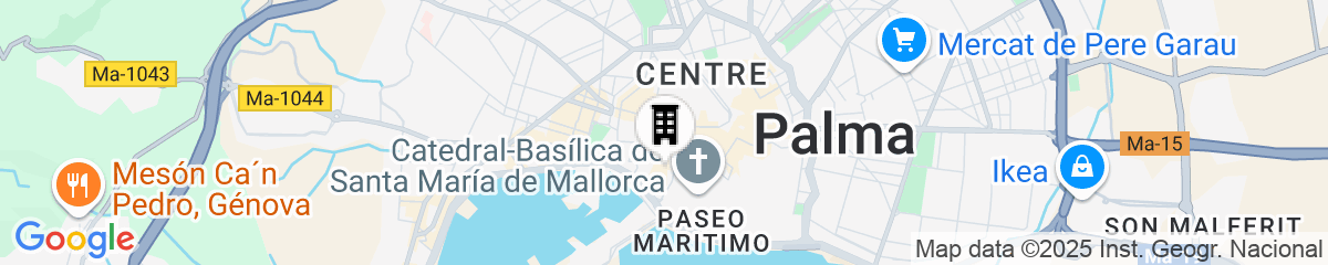 Map for Petit Palace Hotel Tres