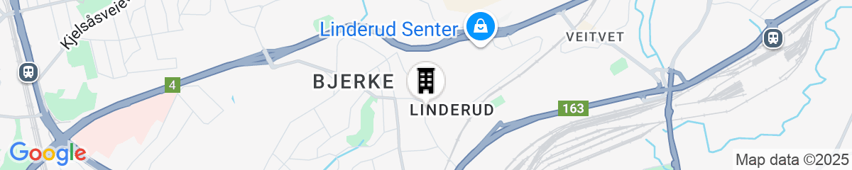 Map for Thon Hotel Linne