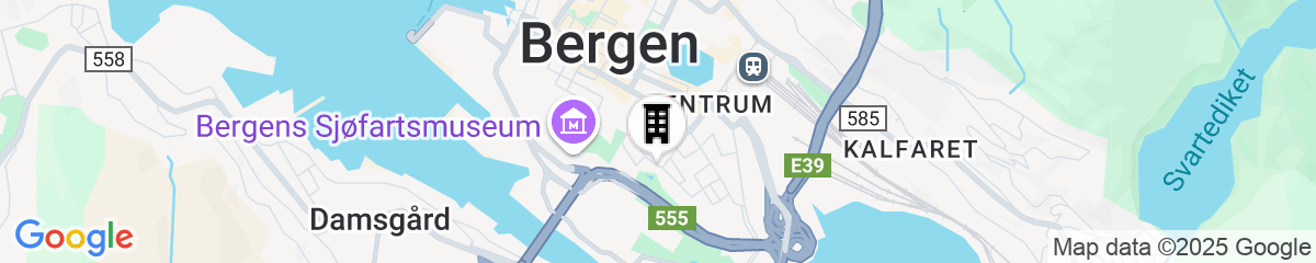 Map for Hotel Park Bergen