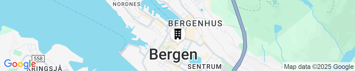 Map for Thon Hotel Bristol Bergen