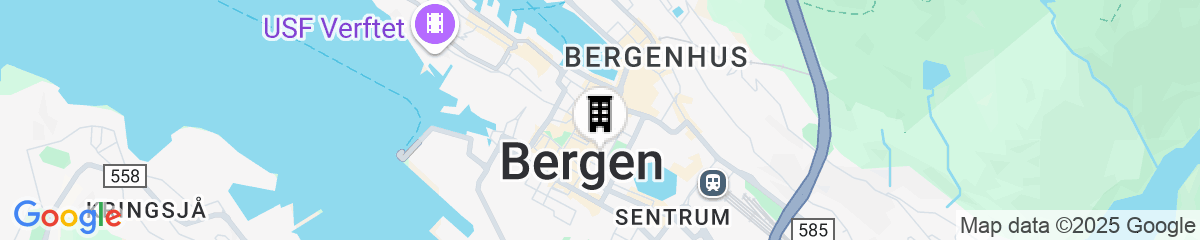 Map for Hotel Norge by Scandic