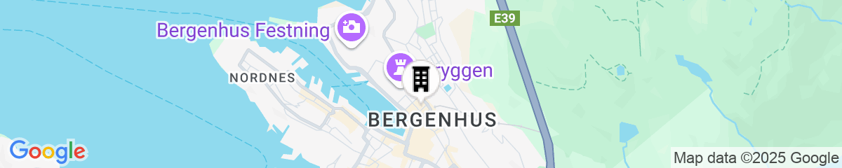 Map for Bergen Harbour Hotel, WorldHotels Crafted