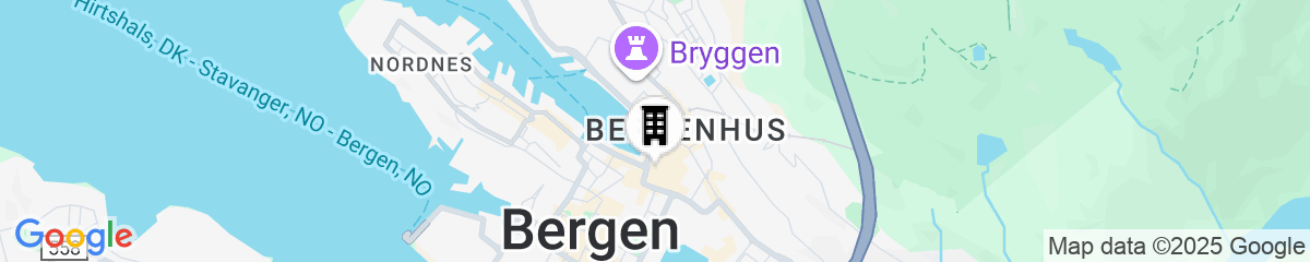 Map for Bergen Børs Hotel