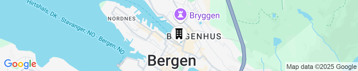 Map for Scandic Torget Bergen