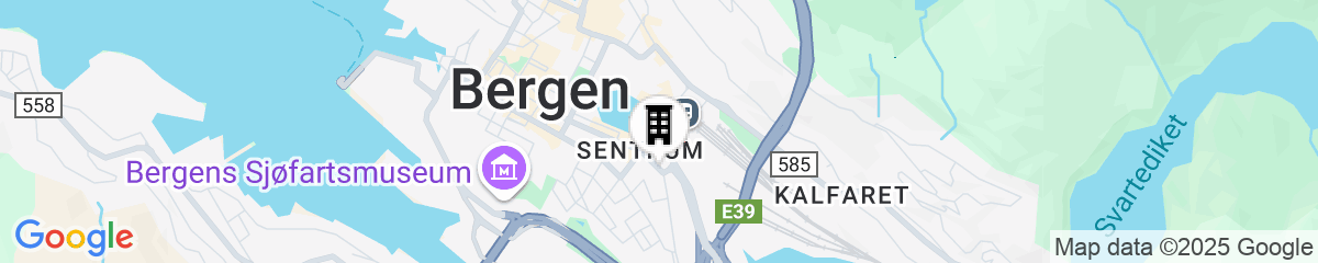 Map for Scandic Ørnen