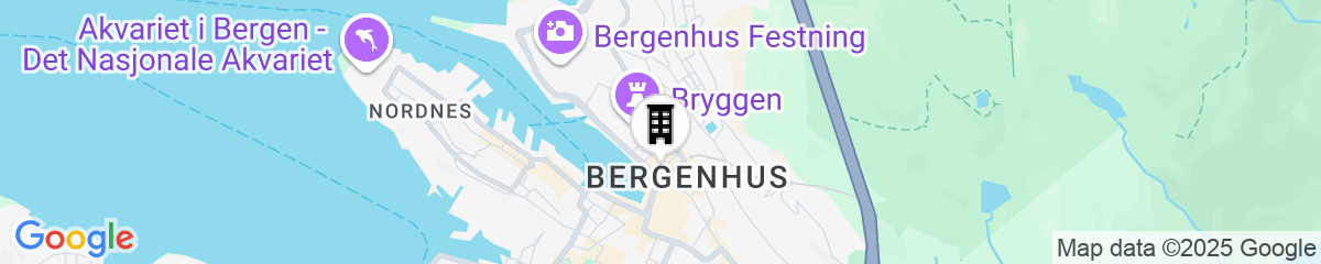 Map for Det Hanseatiske Hotel