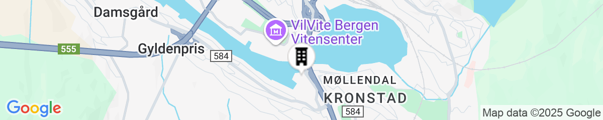 Map for Moxy Bergen