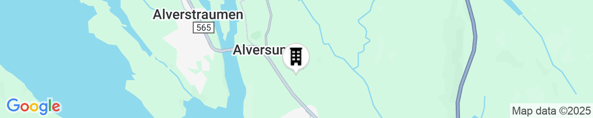 Map for Alver Hotel AS