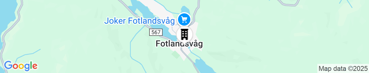 Map for FjordSlottet Hotell