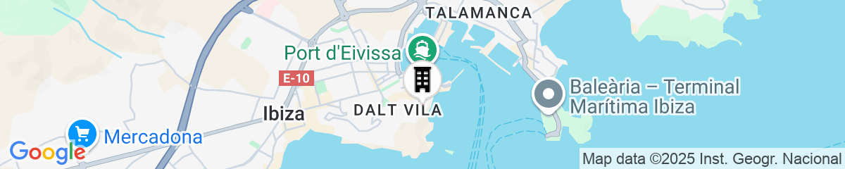 Map for Mirador de Dalt Vila – Relais & Chateaux