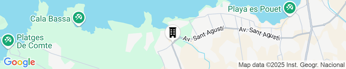 Map for Casual Bahía Ibiza Hotel