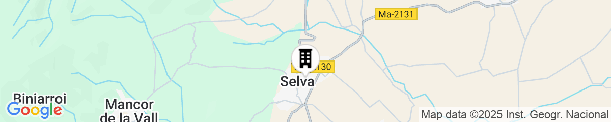 Map for Sa Bisbal - Turismo De Interior