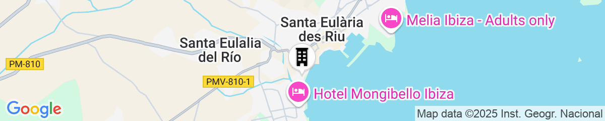 Map for Hotel Riomar, Ibiza, A Tribute Portfolio Hotel