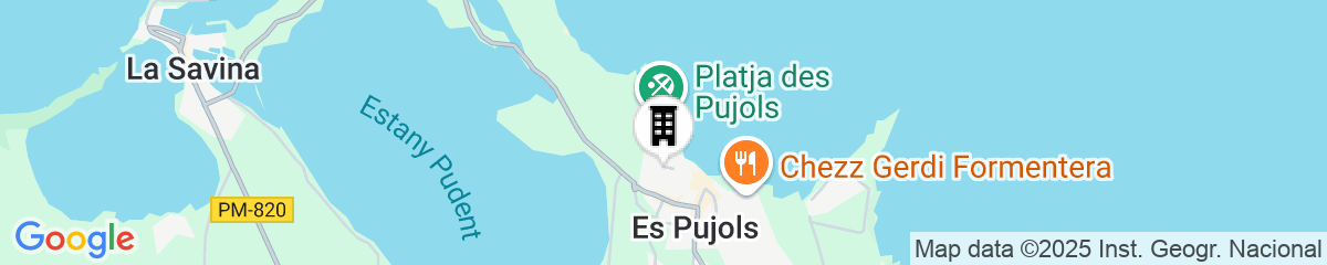 Map for Blanco Hotel Formentera