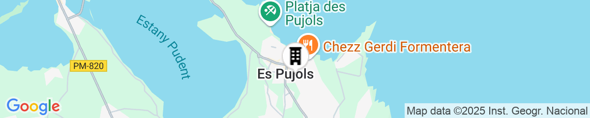 Map for Mar Suites Formentera by Universal Beach Hotels