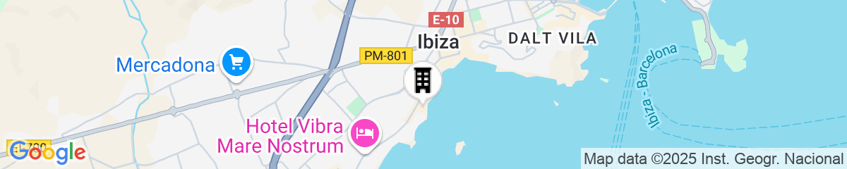 Map for Hotel Torre Del Mar