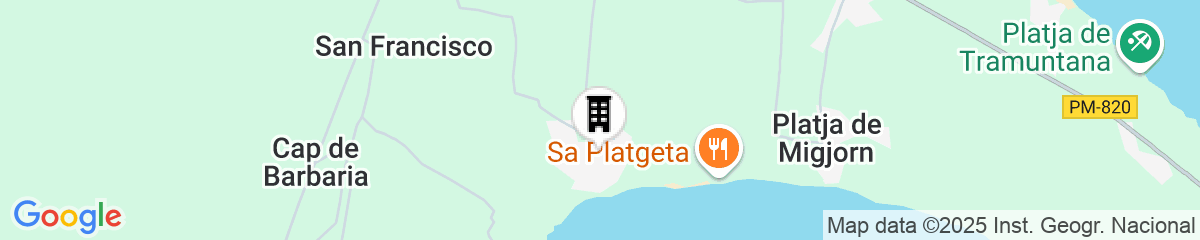 Map for Ses Eufabietes Apartments & Restaurant