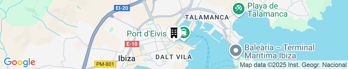 Map for Montesol Experimental Ibiza