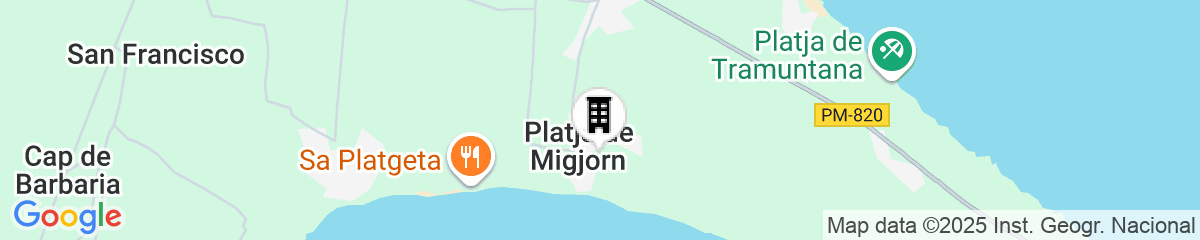 Map for Aptos Barbarroja - Formentera Break