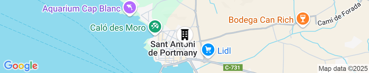 Map for Hotel Orosol by Typic Hotels