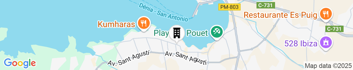 Map for INNSiDE by Meliá Ibiza Beach