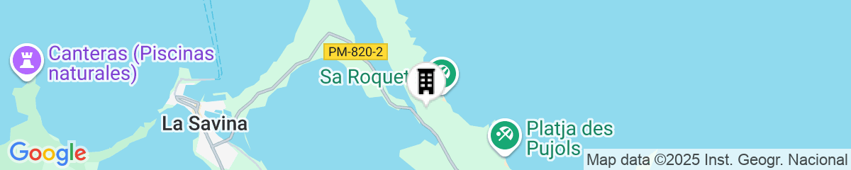 Map for Hotel Rosamar