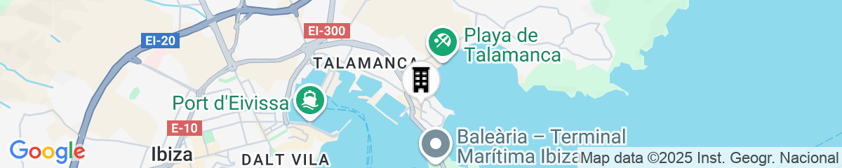 Map for Ibiza Corso Hotel & Spa