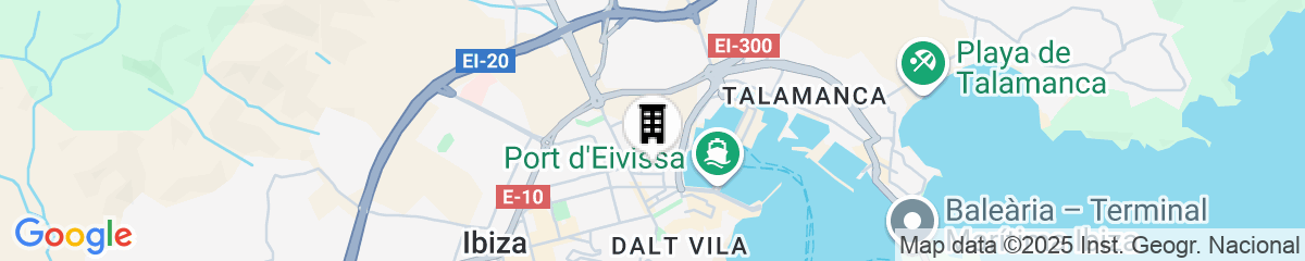 Map for Eurostars Puerto de Ibiza