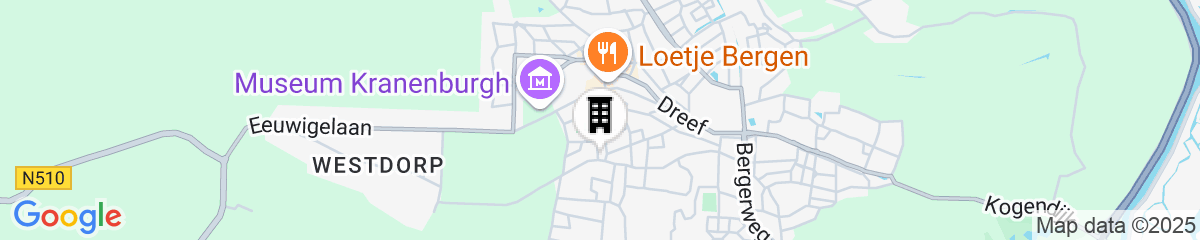 Map for Boutique Hotel Villa Kranenbergh