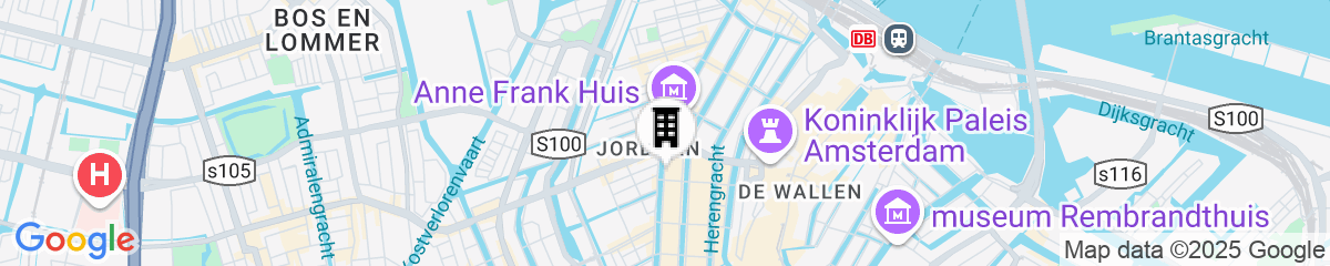 Map for Pulitzer Amsterdam