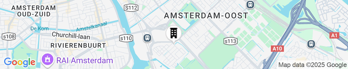 Map for Hotel V Fizeaustraat