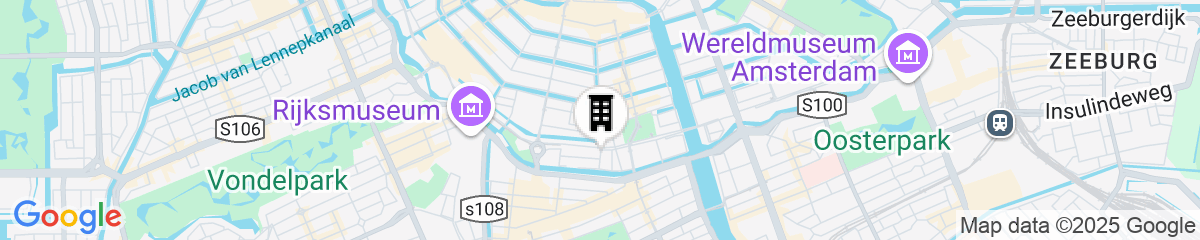 Map for Hotel Nicolaas Witsen