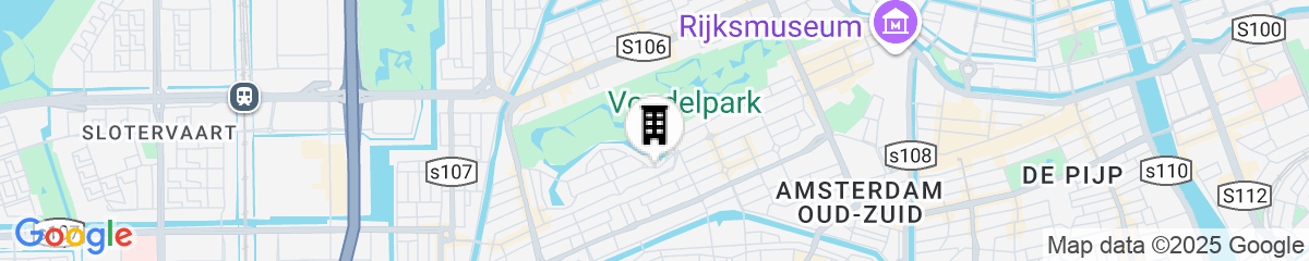 Map for Park Plaza Vondelpark