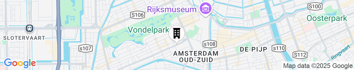 Map for Conscious Hotel Museum Square