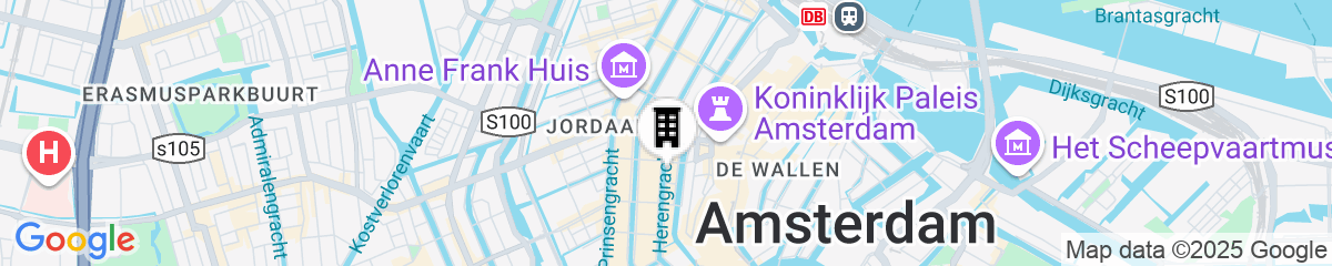 Map for The Hoxton, Amsterdam