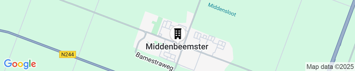 Map for Boutique Hotel Brasa Beemster