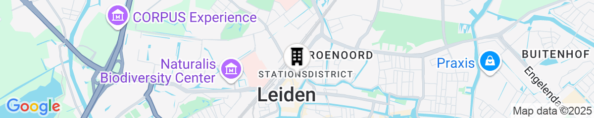 Map for Intercityhotel Leiden